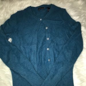 Blue cardigan